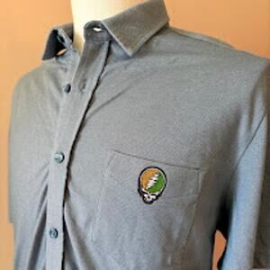 Grateful Dead Steal Your Face Ben Sherman Polo Shirt (L)